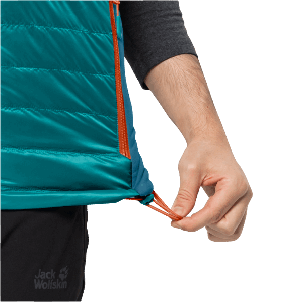 Heren Routeburn Pro Geïsoleerd Vest Jack Wolfskin Bay Blue Fashion