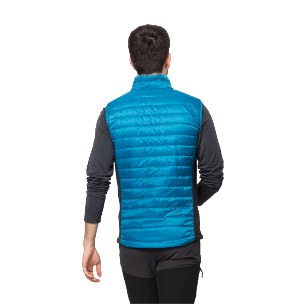 Heren Routeburn Pro Geïsoleerd Vest Blauw Pacific Jack Wolfskin Collecties