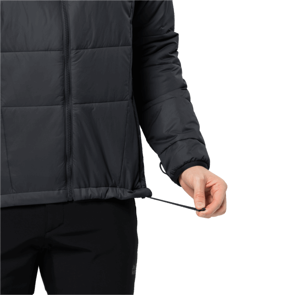 Heren Geïsoleerde Bergland Jas Origins Jack Wolfskin Phantom