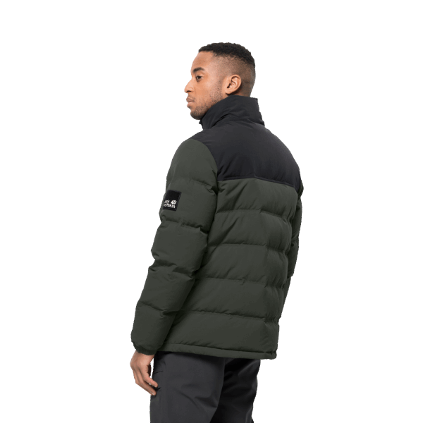 Jack Wolfskin Antiek Groen Alex Donsjack Voor Heren Origineel