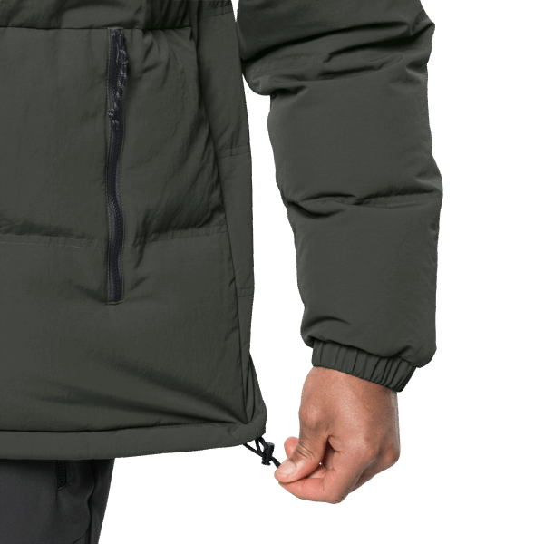 Jack Wolfskin Antiek Groen Alex Donsjack Voor Heren Origineel