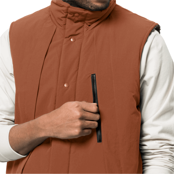 Jack Wolfskin Heren Alex Vest Fashion Brick