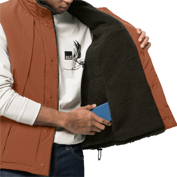 Jack Wolfskin Heren Alex Vest Fashion Brick