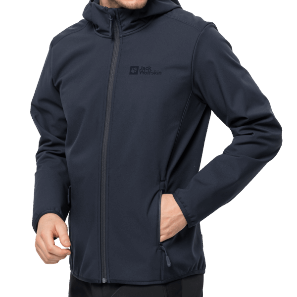 Nachtblauw Jack Wolfskin Jack Met Capuchon Voor Heren