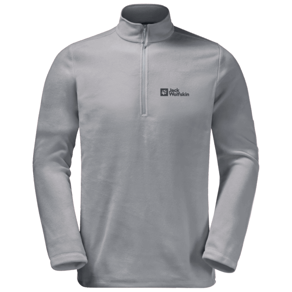 Leigrijze Jack Wolfskin Heren Taunus Halve Rits Origins