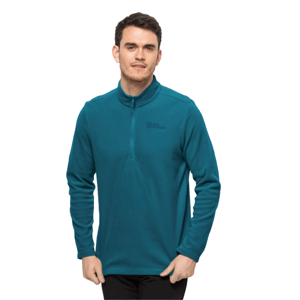 Blauw Koraal Merk Jack Wolfskin Heren Taunus Halve Rits