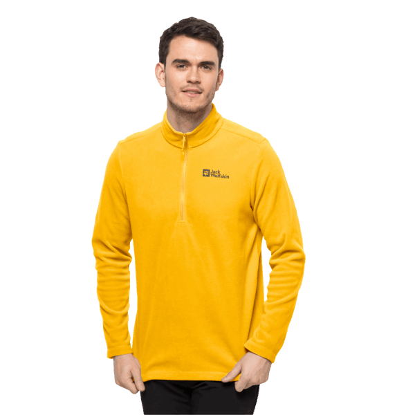 Forse Gele Xt Taunus Jack Met Halve Rits Wolfskin Origineel Heren