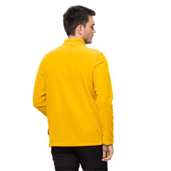 Forse Gele Xt Taunus Jack Met Halve Rits Wolfskin Origineel Heren