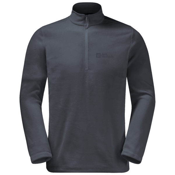 Beste Heren Taunus Jack Met Halve Rits Wolfskin Ebbenhout