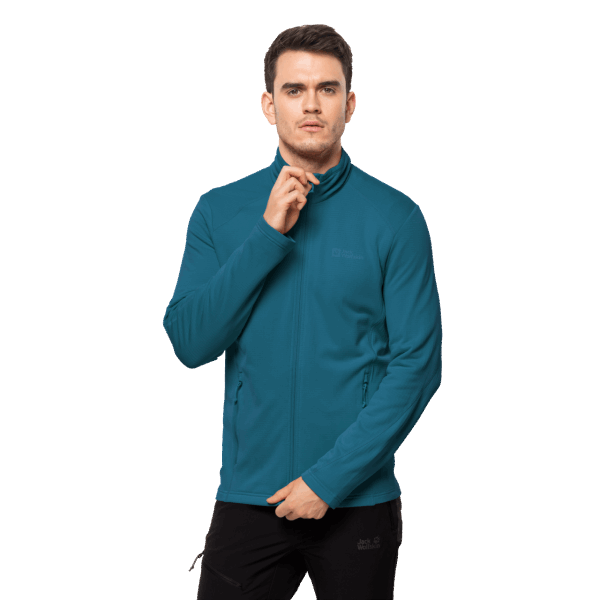 Kolbenberg Jack Wolfskin-merken Met Volledige Rits In Blauw Koraal Voor Heren
