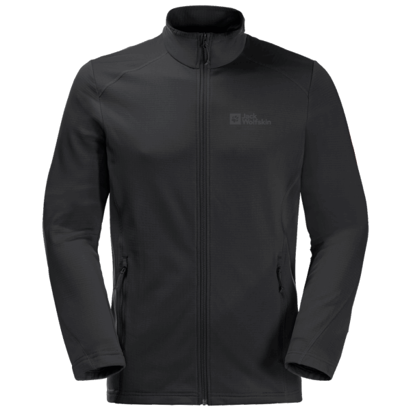 Heren Kolbenberg Hot Jack Wolfskin Zwart Met Volledige Ritssluiting