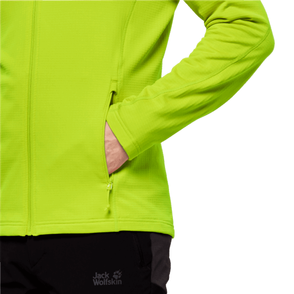 Herenkolbenberg Best Lime Jack Wolfskin Met Volledige Ritssluiting