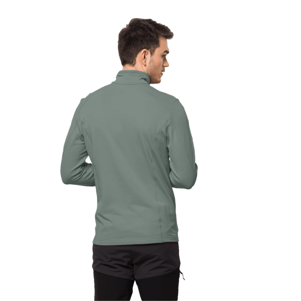 Jack Wolfskin Collectie Kolbenberg Heg Groen Met Halve Rits Voor Heren