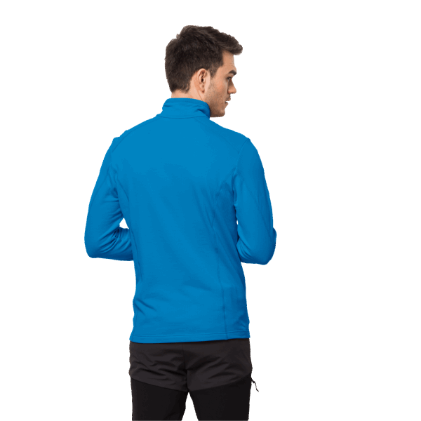 Jack Wolfskin Heren Kolbenberg Halve Rits Origins Blue Pacific