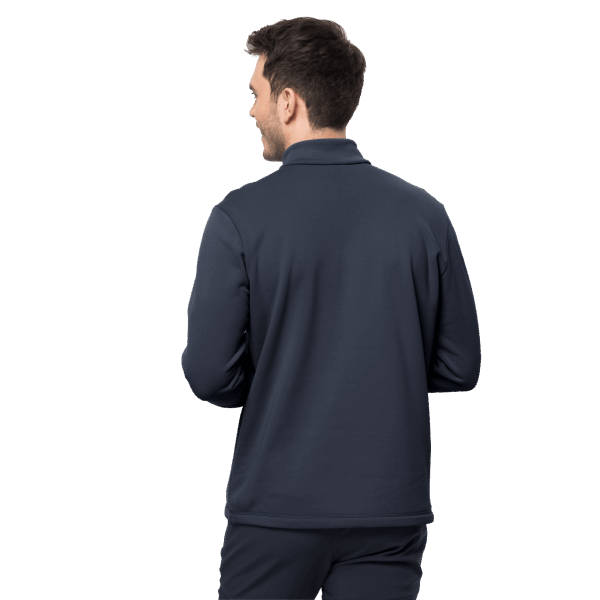 Fashion Heren Baiselberg Half-zip Jack Wolfskin Nachtblauw