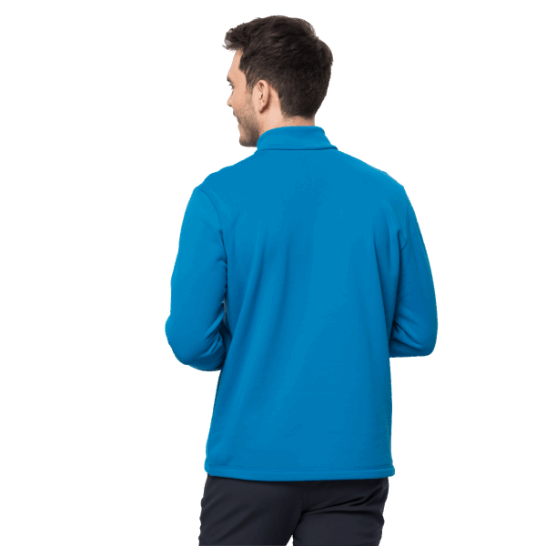 Collectie Baiselberg Blauwe Pacific Jack Wolfskin Met Halve Rits Voor Heren