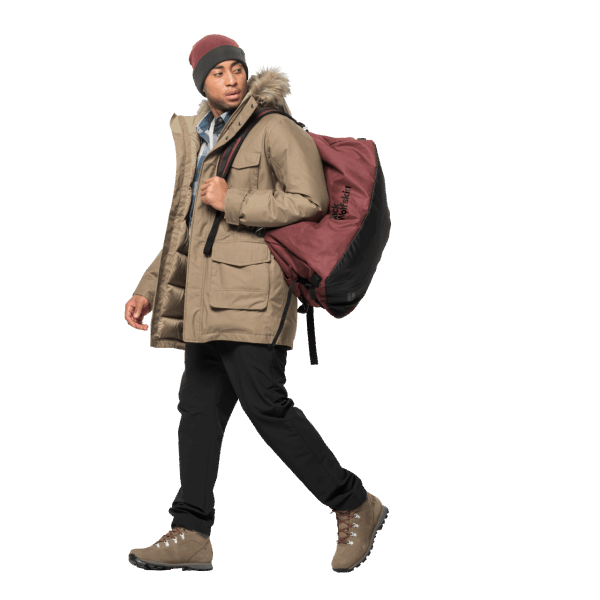 Origins Donderblauw Geruit Jack Wolfskin Felsenweg Geïsoleerd Herenoverhemd