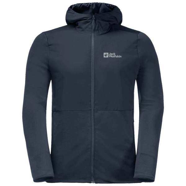 Heren Pack & Go Hybride Jack Wolfskin Origineel Nachtblauw