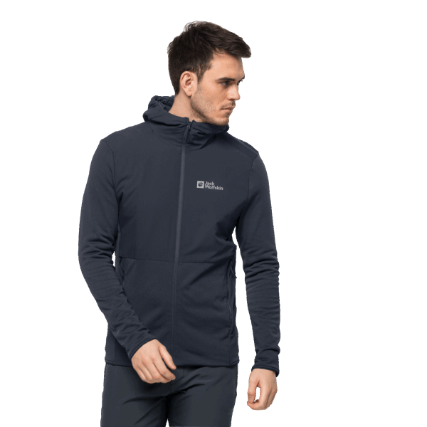 Heren Pack & Go Hybride Jack Wolfskin Origineel Nachtblauw