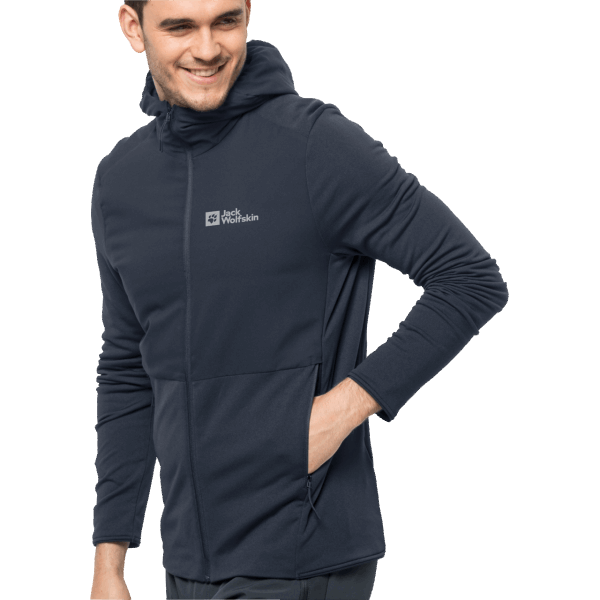 Heren Pack & Go Hybride Jack Wolfskin Origineel Nachtblauw
