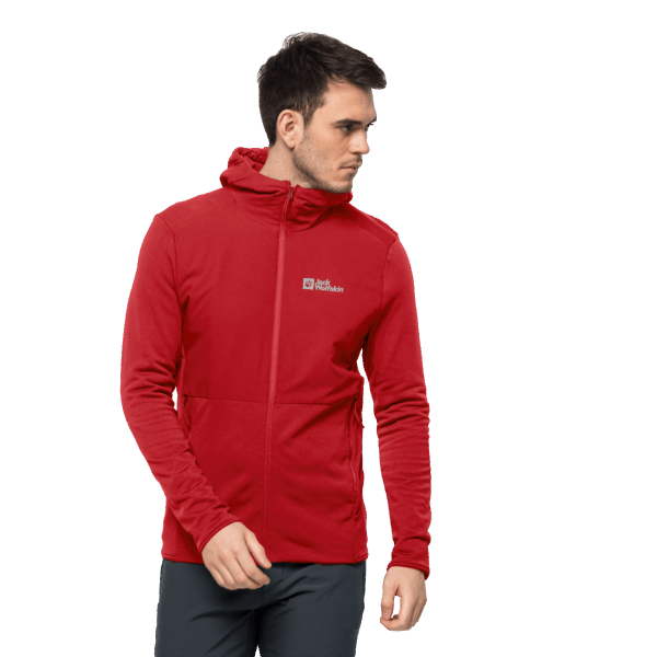 Heren Pack & Go Hybride Adrenaline Red Jack Wolfskin Hot