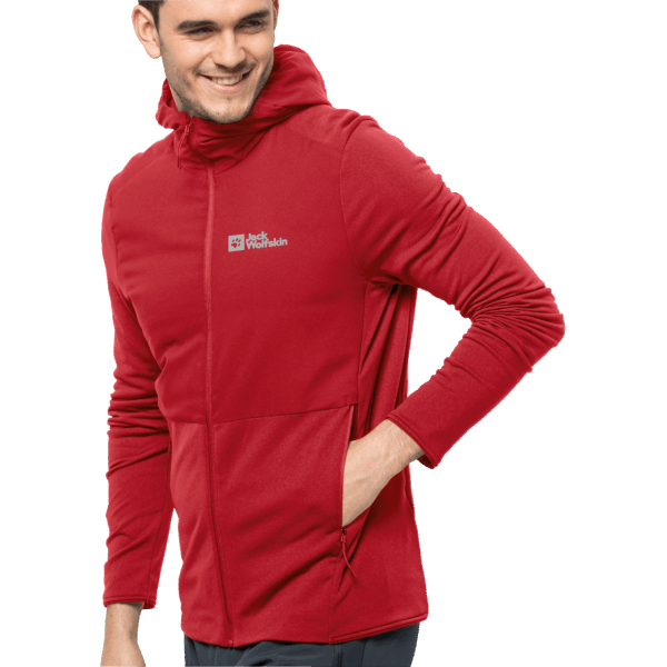 Heren Pack & Go Hybride Adrenaline Red Jack Wolfskin Hot