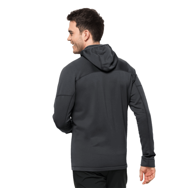Heren Hirschberg Hooded Full-zip Nieuwe Jack Wolfskin Phantom