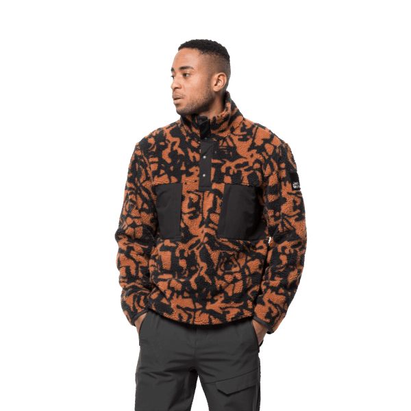 Pank Hudson Snap Fashion Brick Allover Jack Wolfskin Voor Heren