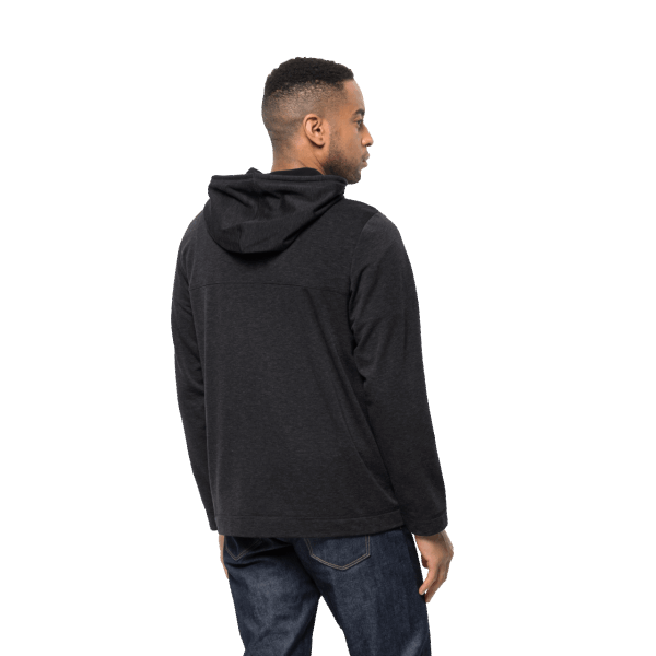 Jack Wolfskin Heren Waldsee Jack Met Capuchon Zwart Merk