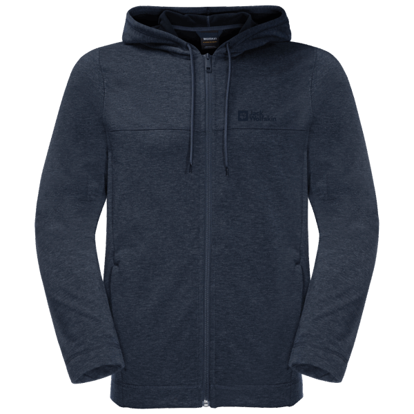 Nachtblauw Jack Wolfskin Origineel Waldsee Jack Met Capuchon Voor Heren