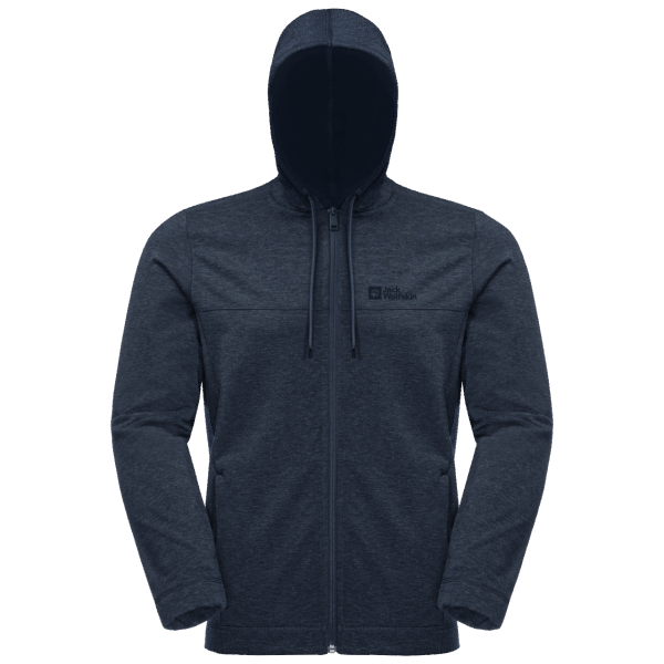 Nachtblauw Jack Wolfskin Origineel Waldsee Jack Met Capuchon Voor Heren