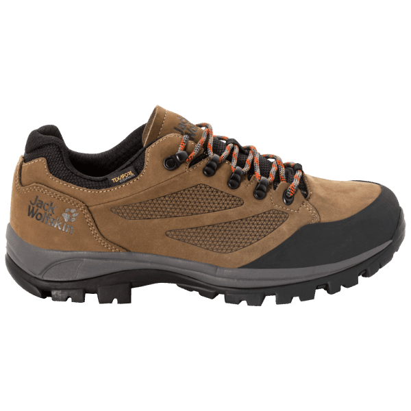 Brand Jack Wolfskin Heren Rebellion Texapore Low Bruin-rood