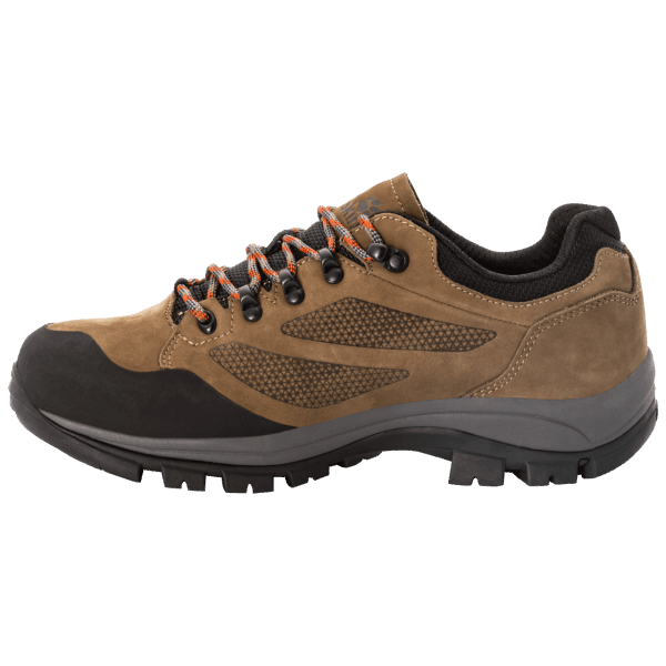 Brand Jack Wolfskin Heren Rebellion Texapore Low Bruin-rood