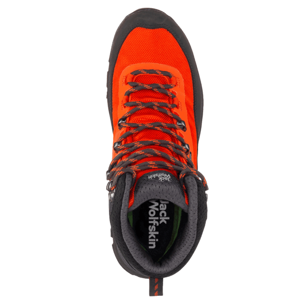 Heren Rebellie Gids Texapore Mid Jack Wolfskin Oranje-fantoom Hot