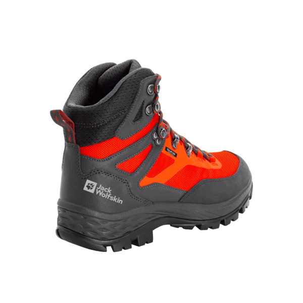 Heren Rebellie Gids Texapore Mid Jack Wolfskin Oranje-fantoom Hot