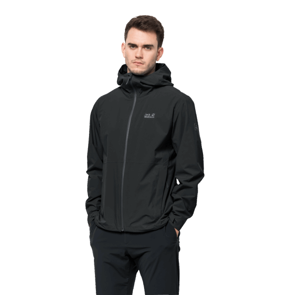 Pack & Go Shell M Jack Wolfskin Beste Zwart