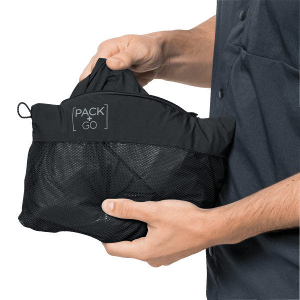 Pack & Go Shell M Jack Wolfskin Beste Zwart