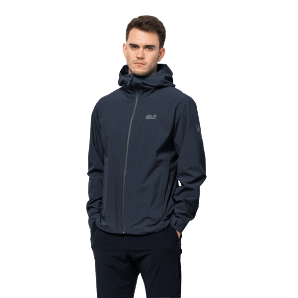 Pack & Go Shell M Night Blue Jack Wolfskin Nieuw