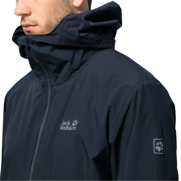 Pack & Go Shell M Night Blue Jack Wolfskin Nieuw