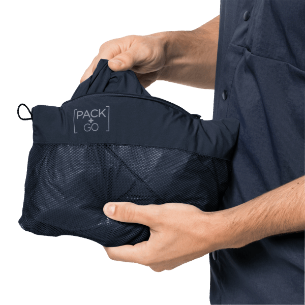 Pack & Go Shell M Night Blue Jack Wolfskin Nieuw