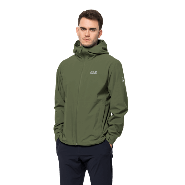 Heren Pack & Go Shell Greenwood Fashion Jack Wolfskin