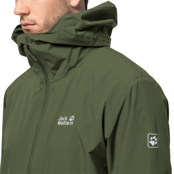 Heren Pack & Go Shell Greenwood Fashion Jack Wolfskin