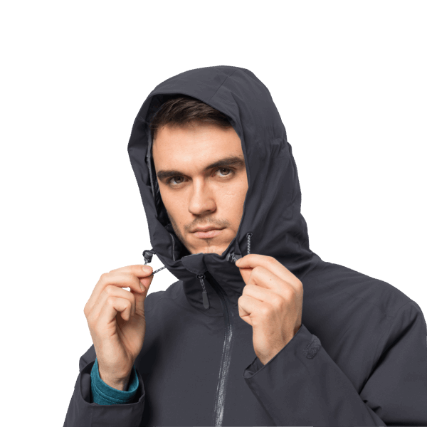 Origins Wisper Geïsoleerde Herenjas Jack Wolfskin Ebbenhout