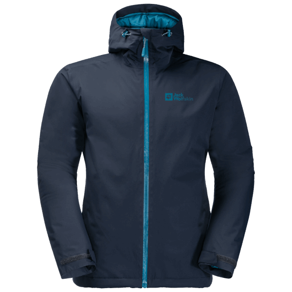 Originele Jack Wolfskin Heren Wisper Geïsoleerde Jas Nachtblauw