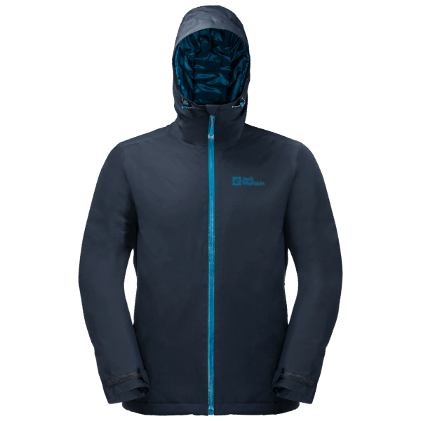 Originele Jack Wolfskin Heren Wisper Geïsoleerde Jas Nachtblauw