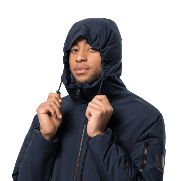 Heren Koenigsbau Parka Origin Jack Wolfskin Nachtblauw