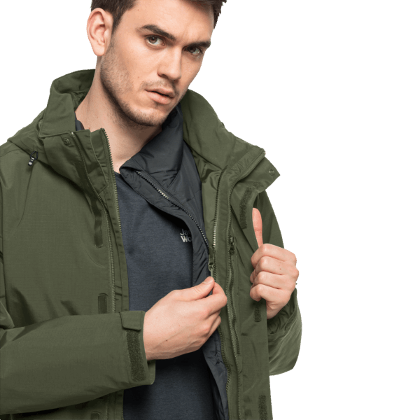 Jack Wolfskin Bergland 3in1 Herenjack Greenwood Best