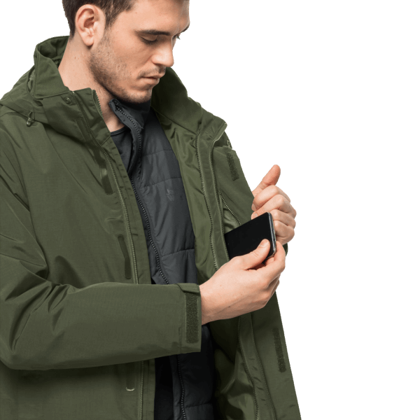 Jack Wolfskin Bergland 3in1 Herenjack Greenwood Best