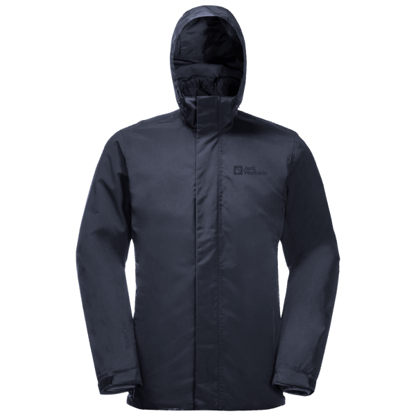Jack Wolfskin Heren Bergland 3in1 Jas New Night Blue