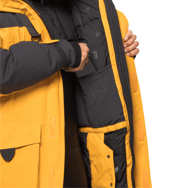 Forse Gele Xt Jack Wolfskin Parka-collectie Voor Heren Uit De 1995-serie